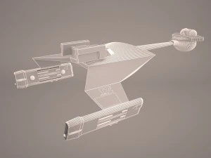 ktinga battlecruiser 3D Model