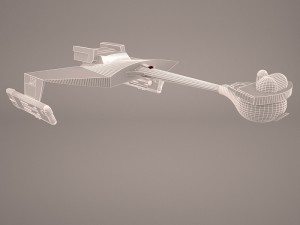 ktinga battlecruiser 3D मॉडल
