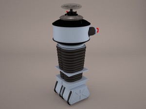 b9 robot from lost in space 3D मॉडल