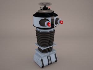 b9 robot from lost in space 3D मॉडल