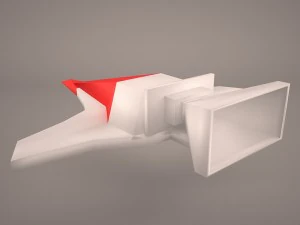 scifi fighter 3D Model