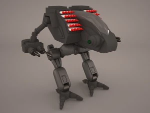 leger mech krijgerrobot 3D Model