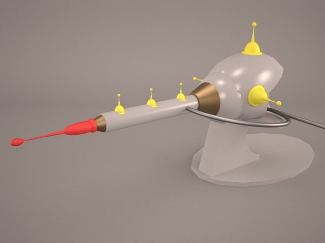 atomic laser Model 3D .c4d .max .obj .3ds .fbx .stl .blend 