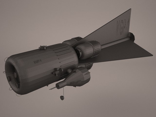 space functional cargo block zarya 3D Model .c4d .max .obj .3ds .fbx .stl .blend 