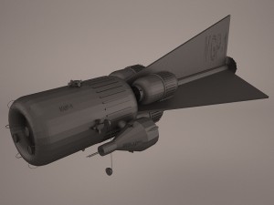 space functional cargo block zarya 3D मॉडल