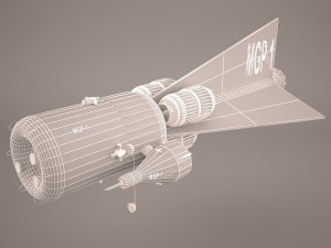 space functional cargo block zarya 3D Model