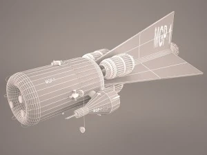 space functional cargo block zarya 3D Model