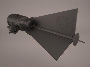 space functional cargo block zarya 3D Model