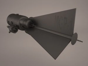 space functional cargo block zarya 3D Model