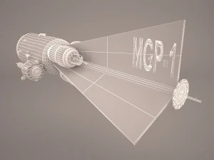 space functional cargo block zarya 3D Model