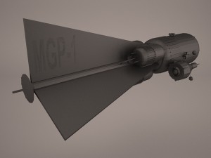 space functional cargo block zarya 3D Model