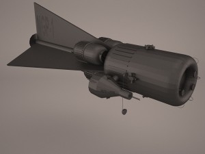 space functional cargo block zarya 3D Model