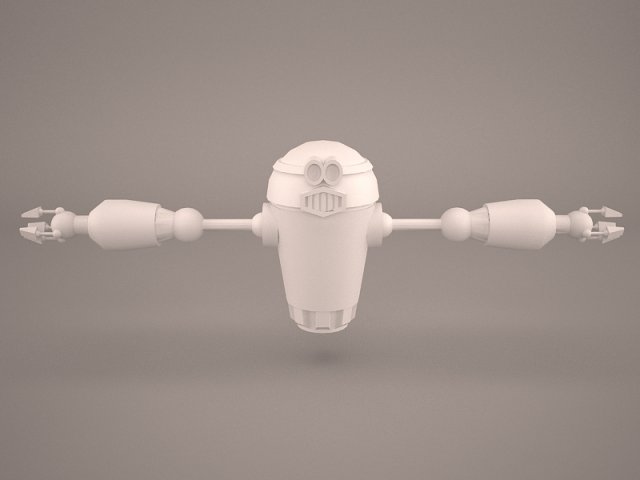 amnotbot droid 3D Model .c4d .max .obj .3ds .fbx .stl .blend 