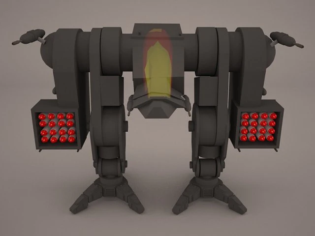 panzer drohne 3D Model .c4d .max .obj .3ds .fbx .stl .blend