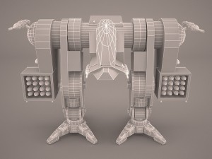 panzer drohne Modello 3D