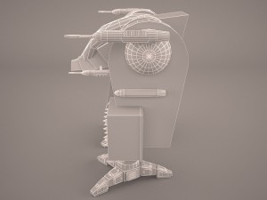 panzer drohne Modello 3D