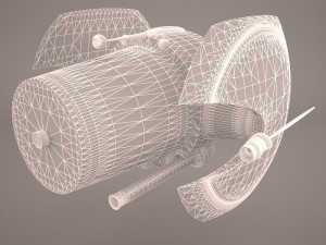 o-wing starfighter star wars Model 3D