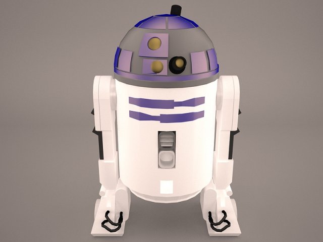r2d2 star wars 3D मॉडल .c4d .max .obj .3ds .fbx .stl .blend 