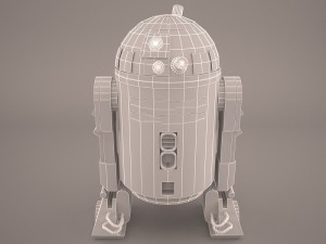r2d2 star wars 3D मॉडल