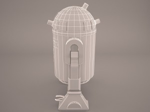 r2d2 star wars 3D मॉडल
