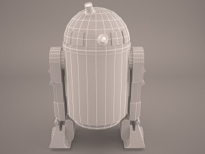 r2d2 star wars 3D मॉडल