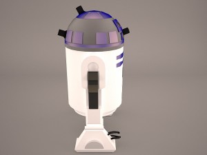 r2d2 star wars 3D मॉडल