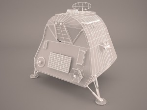 space pod from lost in space 3Dモデル