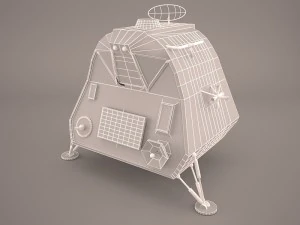 space pod from lost in space 3D Model