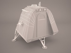 space pod from lost in space 3Dモデル