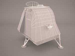 space pod from lost in space 3Dモデル