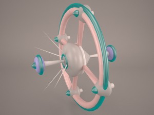 sci-fi space station Modèle 3D