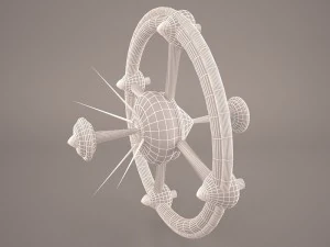 sci-fi space station 3D Model