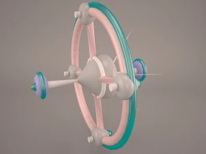 sci-fi space station 3D Model
