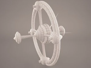 sci-fi space station 3D Model