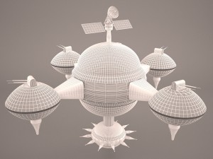 drift space station 3D Модель