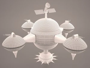 drift space station 3D Model