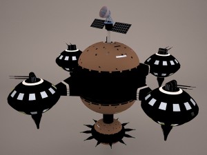 drift space station 3D Модель