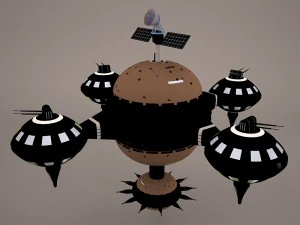 drift space station 3D Model