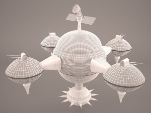 drift space station 3D Модель