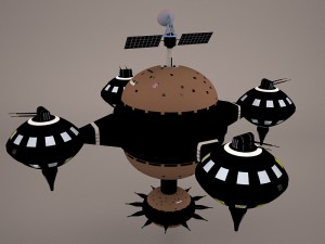 drift space station 3D Модель