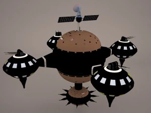 drift space station 3D Model