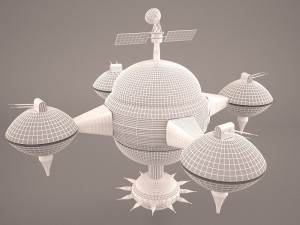 drift space station 3D Модель