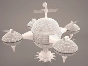 drift space station 3D Model