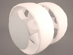 scifi fighter 3D Model