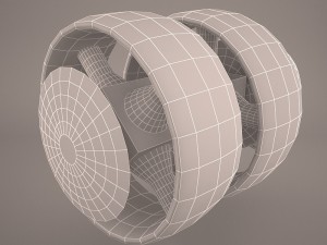 scifi fighter Modèle 3D