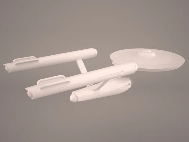 star trek enterprise 3D Model .c4d .max .obj .3ds .fbx .stl .blend 