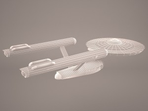 star trek enterprise Modelo 3D