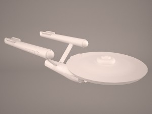 star trek enterprise Modelo 3D