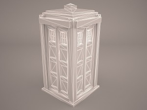 tardis 3D 모델
