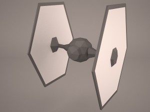 tie droid star wars 3D Model